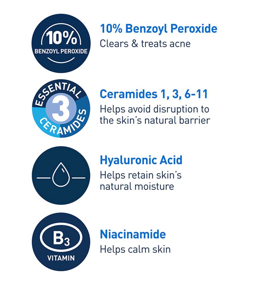 CeraVe Acne Foaming Cream Cleanser 4%