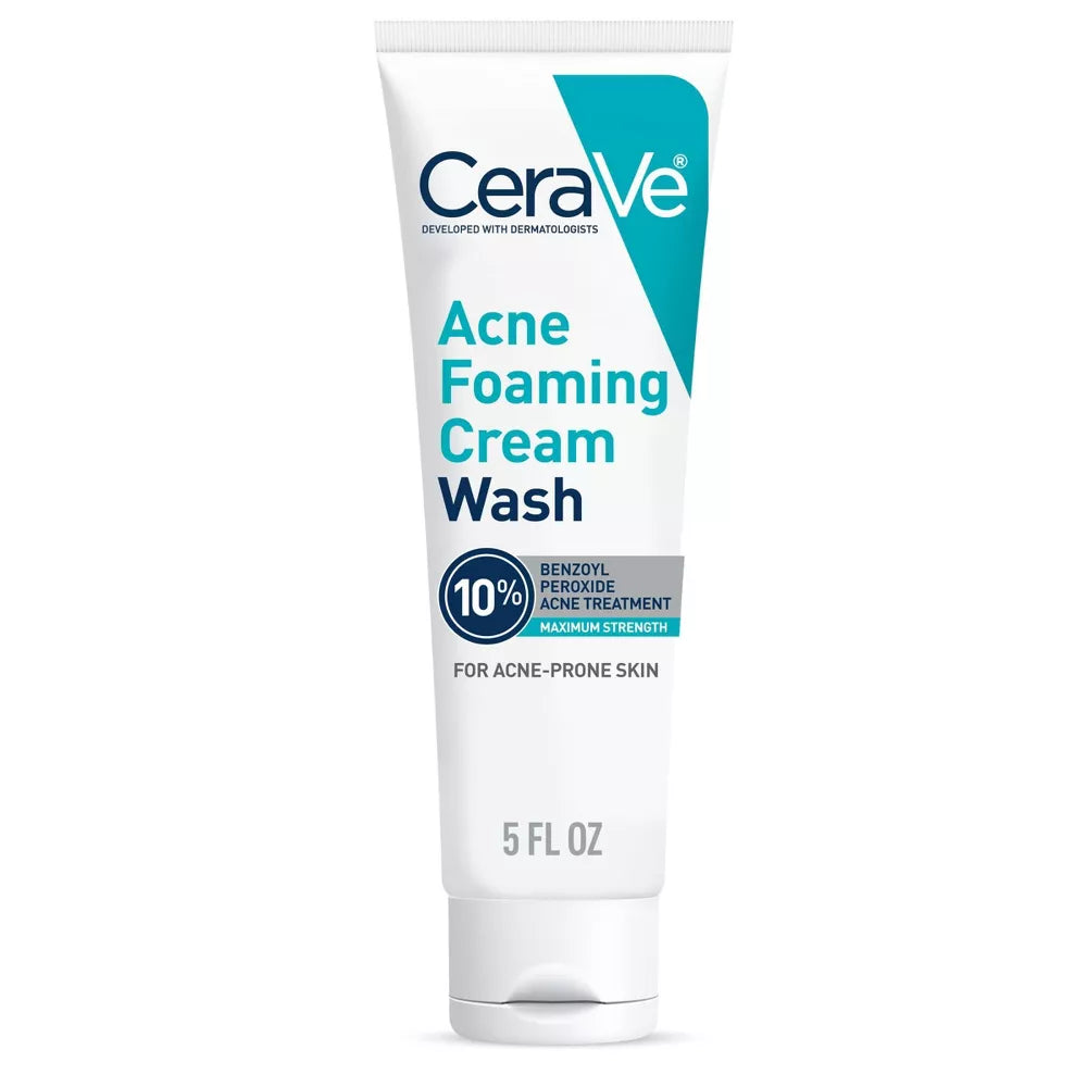 CeraVe غسول كريمي رغوي لحب الشباب BPO 10%