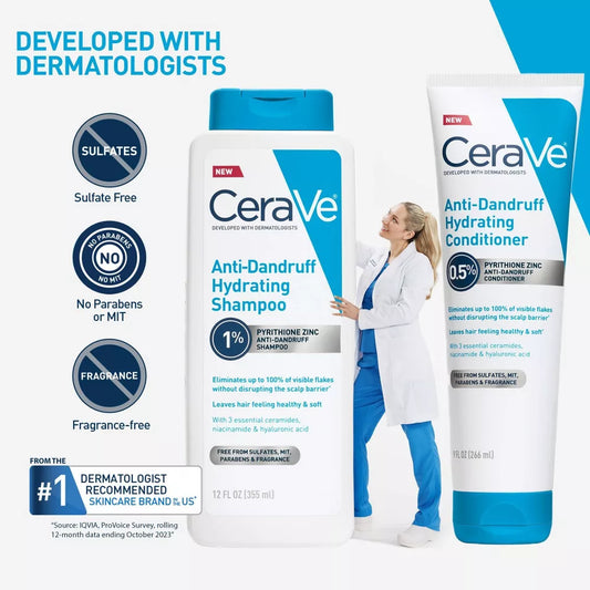 CeraVe Anti-Dandruff Hydrating Shampoo 1