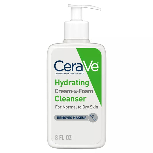 CeraVe - Hydrating Cream-to-Foam Cleanser