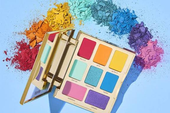 TARTE High Performance Naturals LET IT RAIN-BOW EYE PALETTE and MASCARA NIB