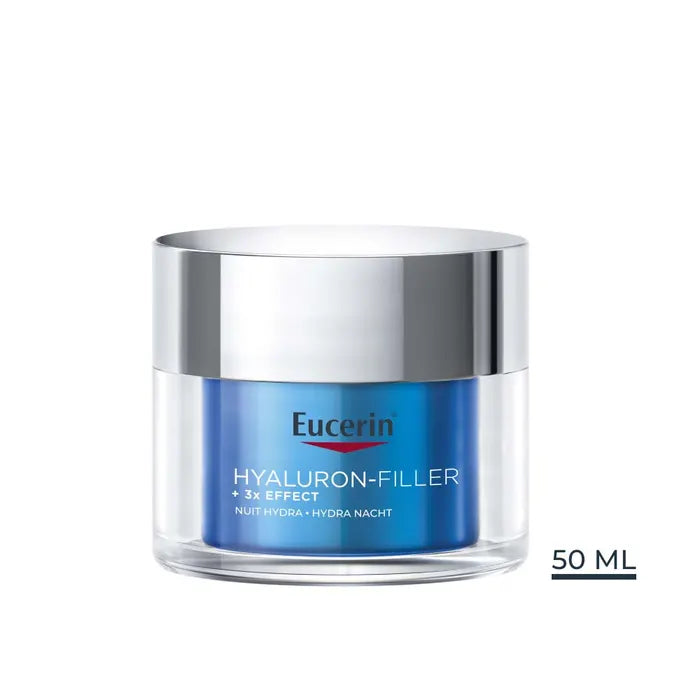 جل كريم ليلي يوسيرين Eucerin Hyaluron-Filler 3X Effect المرطب
