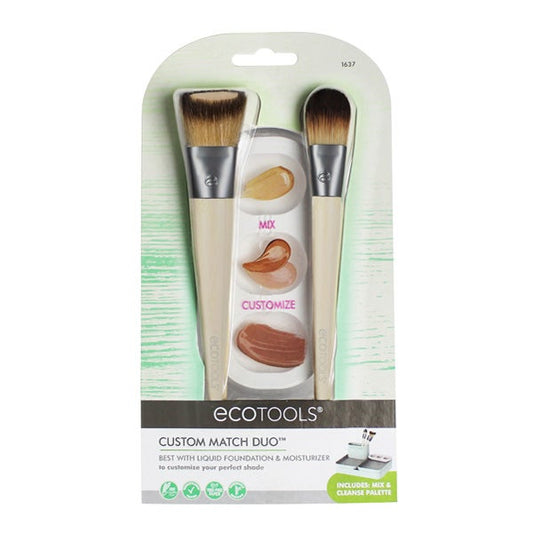 Ecotools Custom Match Duo Liquid Foundation & Moisturizer Brush