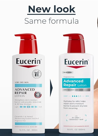 Eucerin Advanced Repair Smoothing Essentials Body Lotion For Dry Skin 2