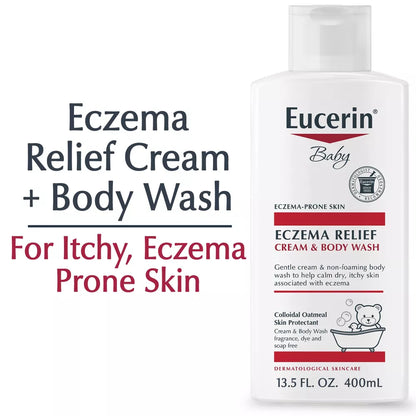Eucerin Baby Eczema Relief Body Wash 13.5oz - 1