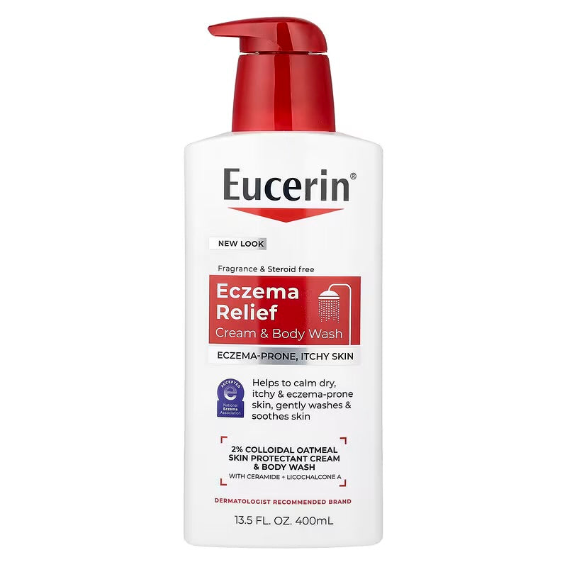 Eucerin Eczema Relief Cream & Body Wash 1