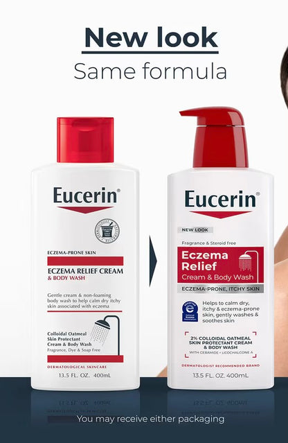 Eucerin Eczema Relief Cream & Body Wash 2