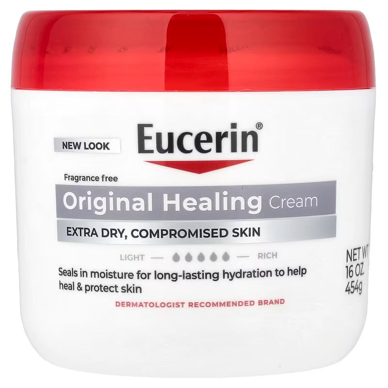 Eucerin Original Healing Cream Fragrance Free Body Cream For Dry Skin 1
