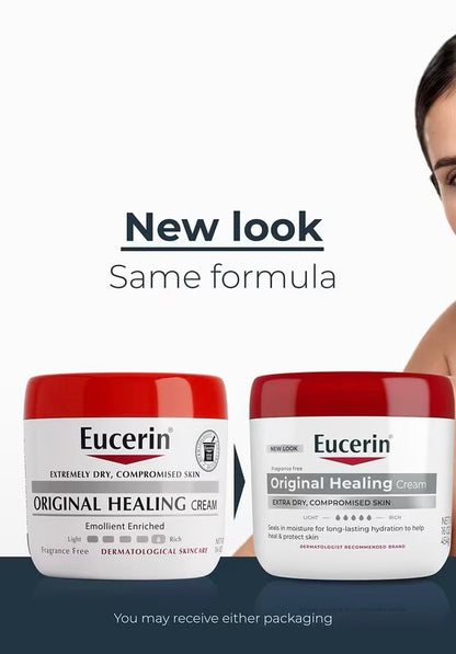 Eucerin Original Healing Cream Fragrance Free Body Cream For Dry Skin 2