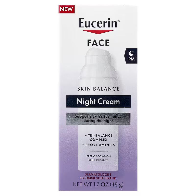 Eucerin Skin Balance Night Cream Dry Skin Moisturizer 1