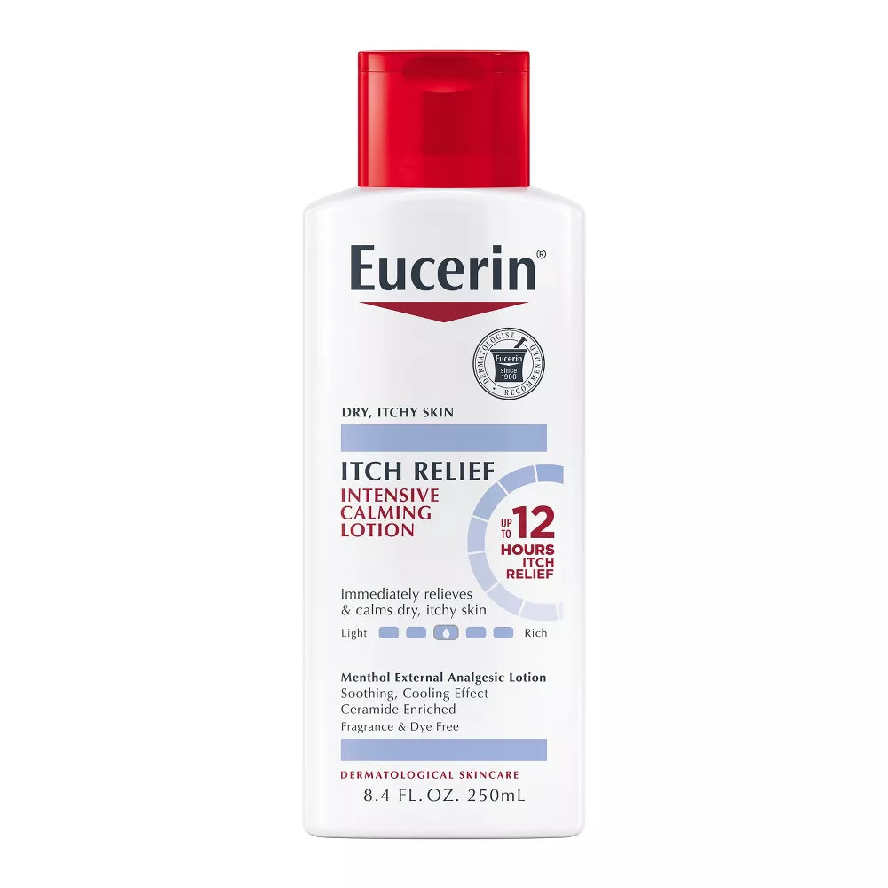 Eucerin لوشن مهدئ للبشرة وتخفيف الحكة 8.4oz