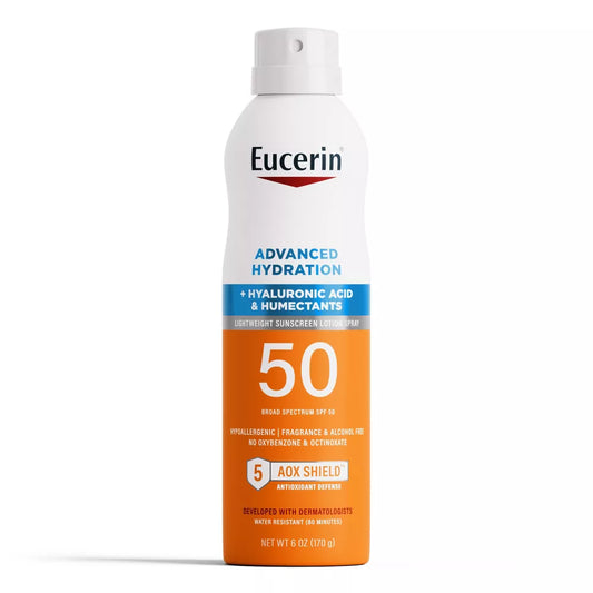 Eucerin Sun Advanced Hydration Spray SPF 50 6oz