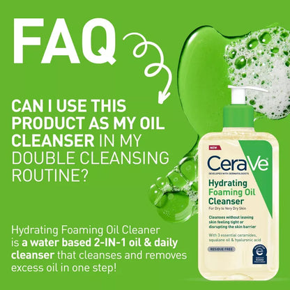 CeraVe Hydrating Foaming Oil Cleanser -