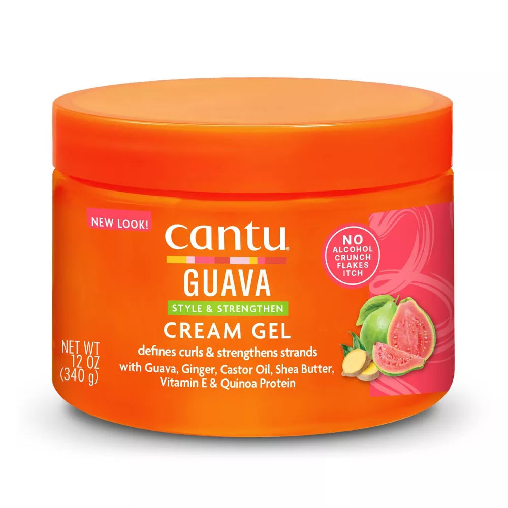 Cantu، جل شعر بكريم الجوافة 12 أونصة