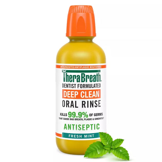 TheraBreath Deep Clean Mouthwash - Fresh Mint -