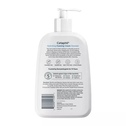 Cetaphil Hydrating Foaming Cream Cleanser