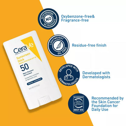 CeraVe Sunscreen SPF 50 Stick