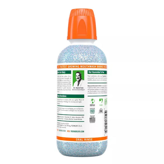 TheraBreath Whitening Mint Mouthwash - Dazzling Mint