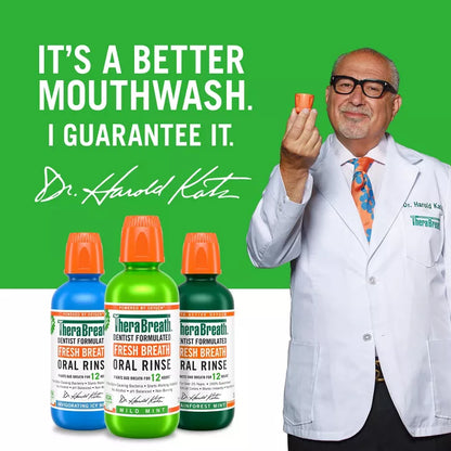 TheraBreath Fresh Breath Oral Rinse - Mild Mint