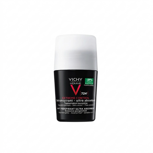 Vichy Homme Extreme Control 72hr Anti-Perspirant Roll-On Deodorant