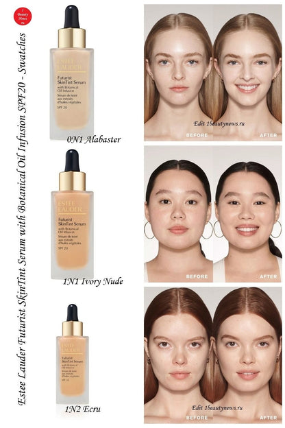 Estee Lauder Skin Tint Serum Foundation 0N1 Alabaster