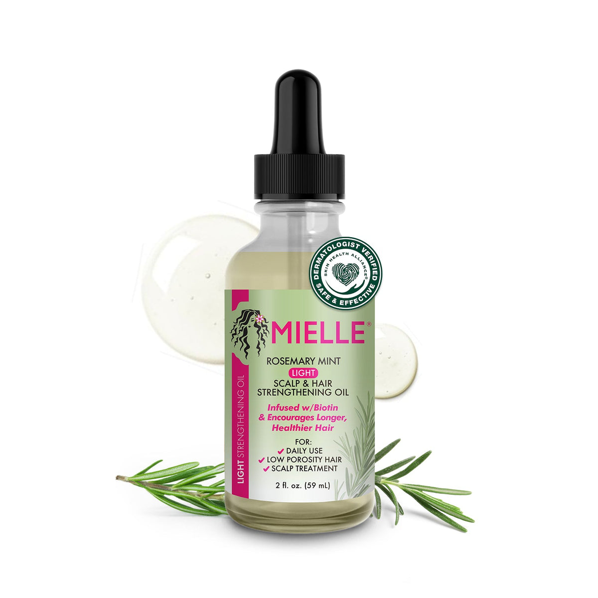 Mielle Rosemary Mint Light Scalp & Hair Strengthening Oil