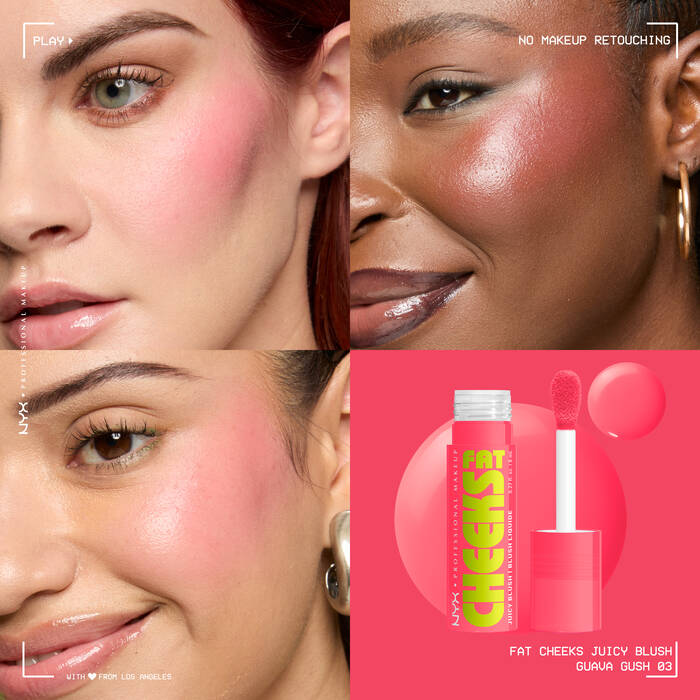 NYX Fat Cheeks Juicy Liquid Blush 3