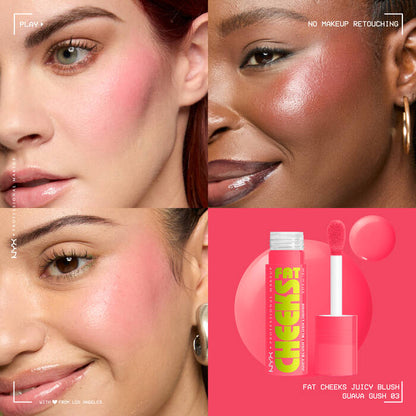 NYX Fat Cheeks Juicy Liquid Blush 3