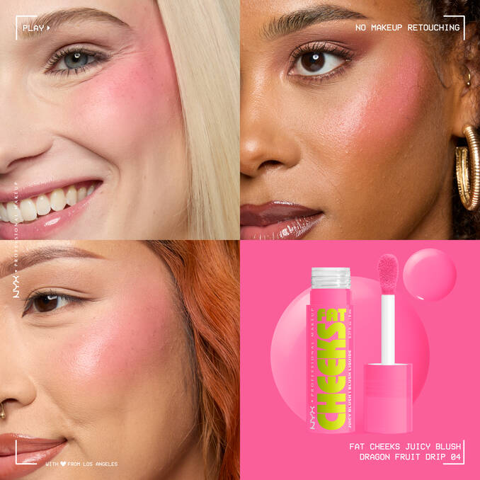 NYX Fat Cheeks Juicy Liquid Blush5