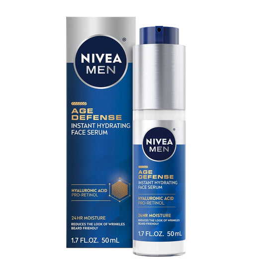 Nivea Men Age Defense Instant Hydrating Face Serum 1.7 oz (50 ml)