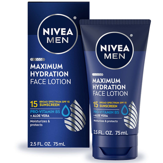 Nivea Men Maximum Hydration Protective Lotion SPF 15 2.5 oz (74 ml)