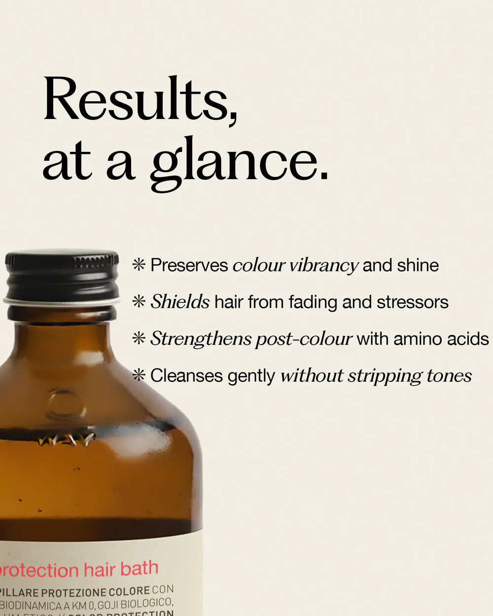 O Way color protection hair bath