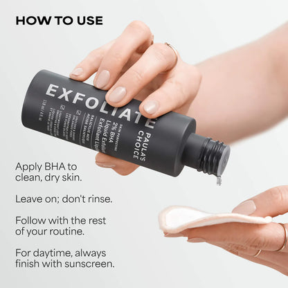 مقشر بولا تشويس السائل 2% BHA Paula's Choice Liquid Exfoliant 30 ml