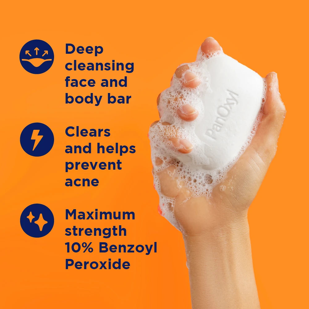 PanOxyl Acne Treatment Bar 10% Benzoyl Peroxide