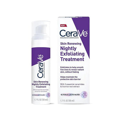 CeraVe Skin Renewing Nightly Exfoliating Treatment 1.7oz