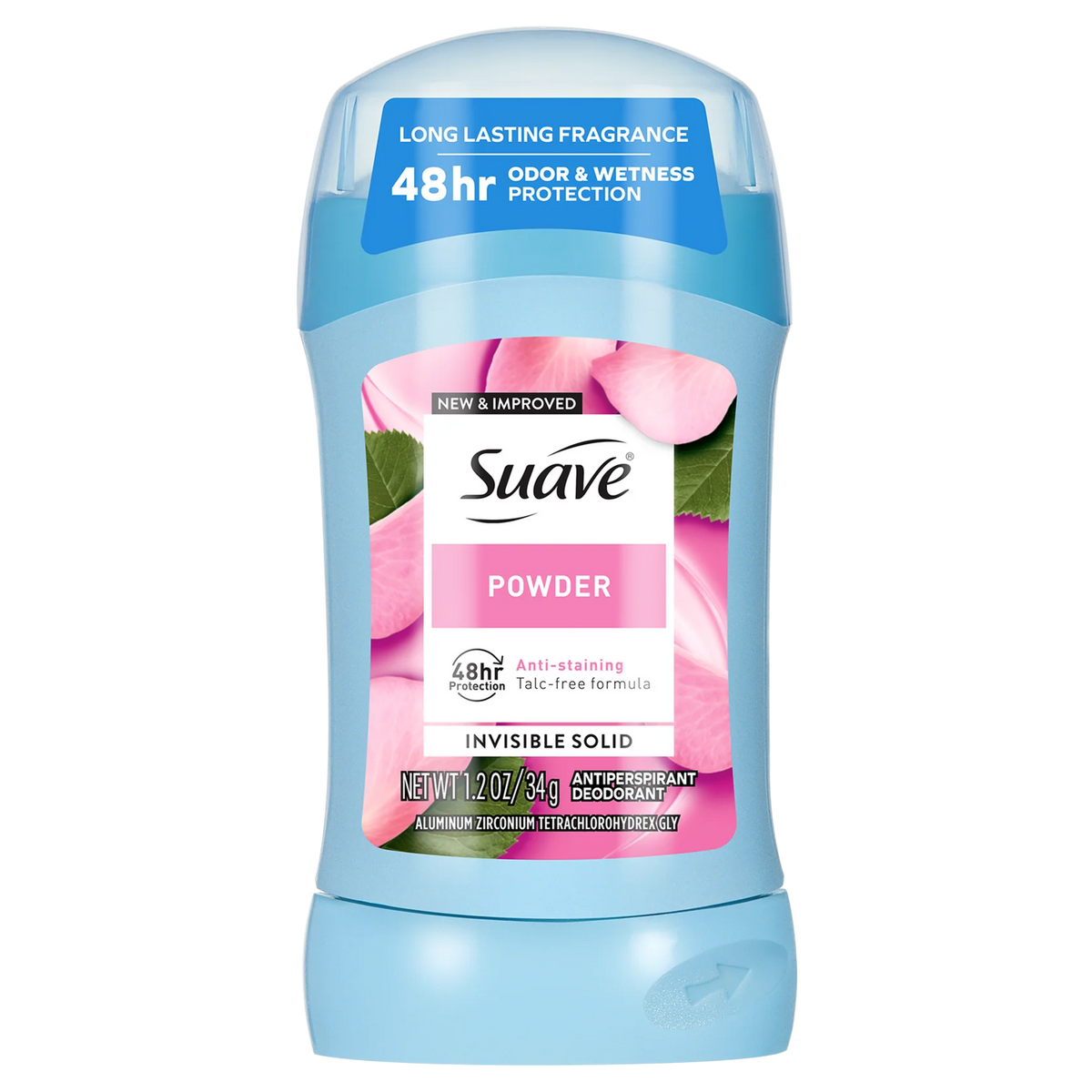 Suave Invisible Solid 48hr Anti-Staining Deodorant Powder 1