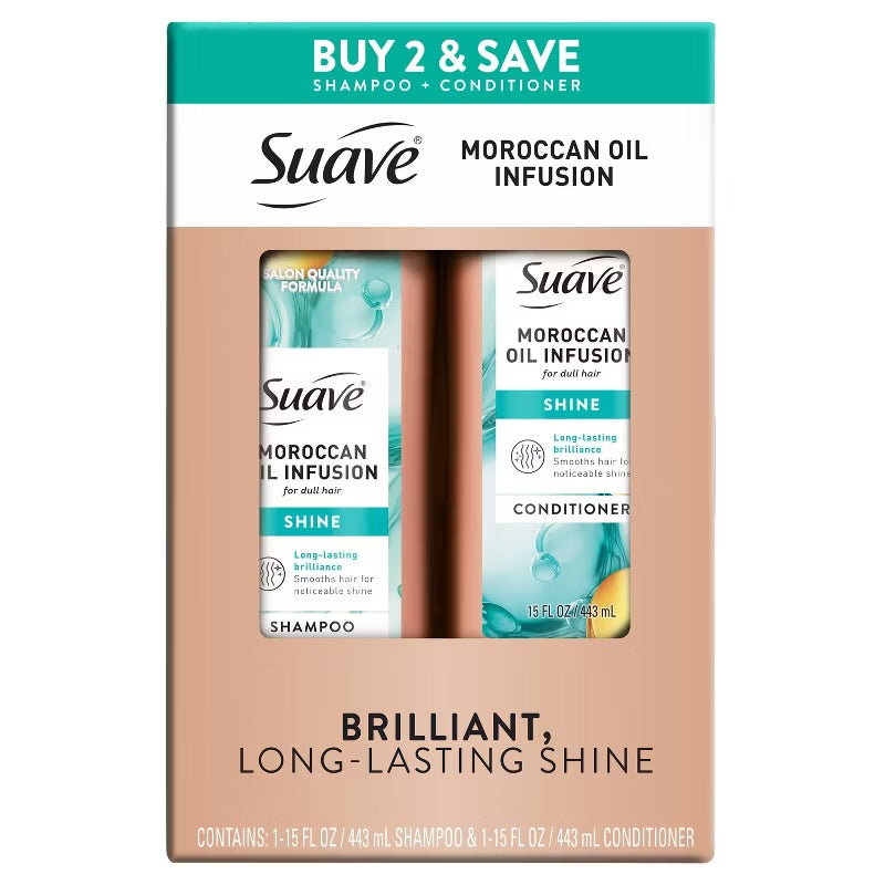 Suave Shampoo + Conditioner Set Brilliant