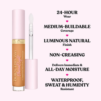 Too Faced Born This Way Ethereal Light Concealer - Milkshake .
