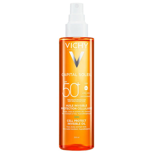 Vichy Capital Soleil Invisible Cell Protect Oil Spray SPF50+