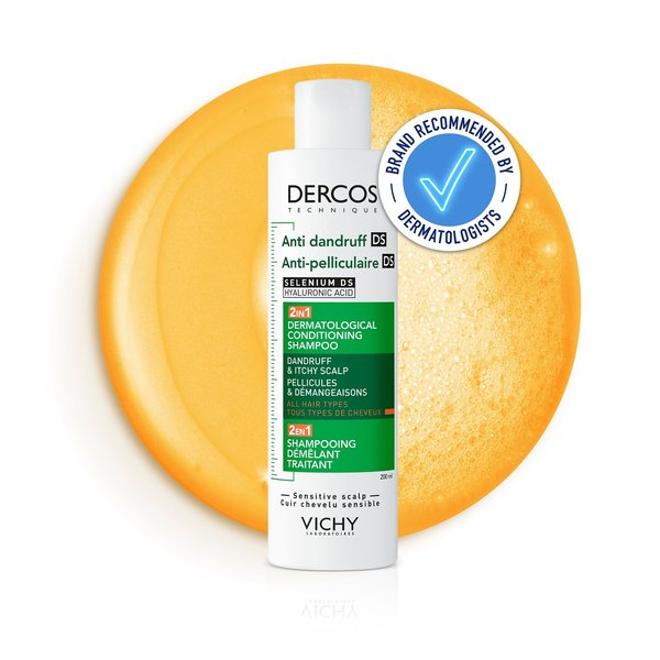 Vichy DERCOS شامبو مكيف 2 في 1 مضاد للقشرة 200ml