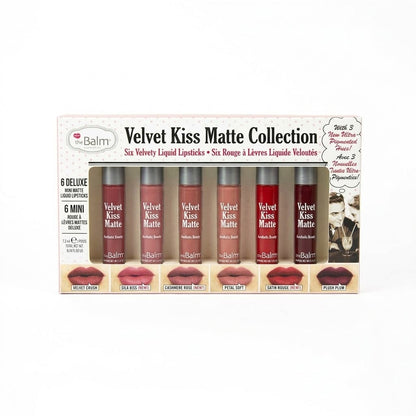 طقم أحمر شفاه سائل ذا بالم theBalm Meet Matte Hughes Mini Kit