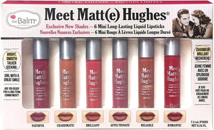 طقم أحمر شفاه سائل ذا بالم theBalm Meet Matte Hughes Mini Kit