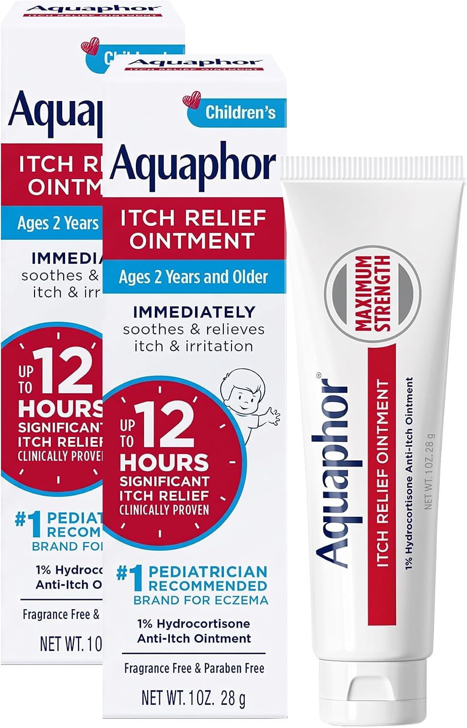 Aquaphor Children's Itch Relief Ointment 1 oz (28 g) image 1