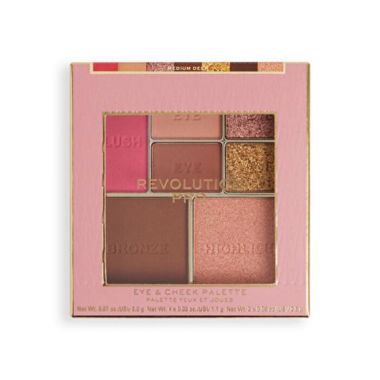 Revolution Pro Iconic Eye & Cheek Palette Medium/Deep
