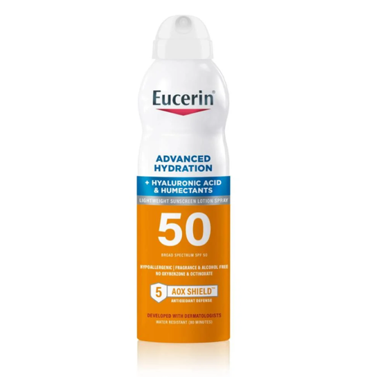 Eucerin Sun Advanced Hydration SPF 50 Spray