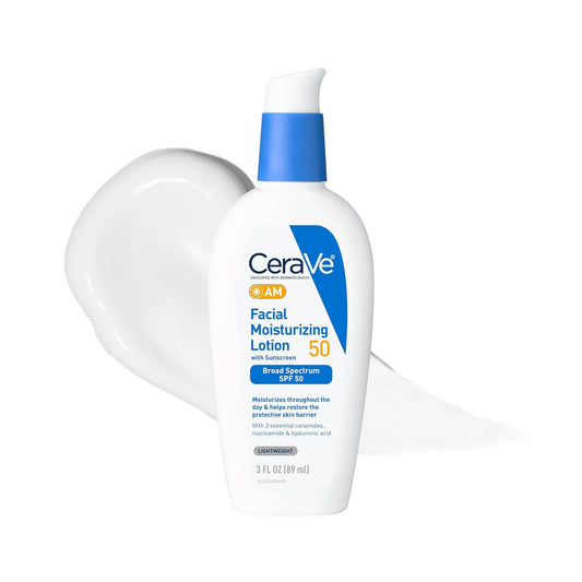 CeraVe AM Facial Moisturizing Lotion SPF 50 3 oz (89 ml) image 1