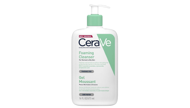 CeraVe Foaming Facial Cleanser - 16 oz (473 ml) FR