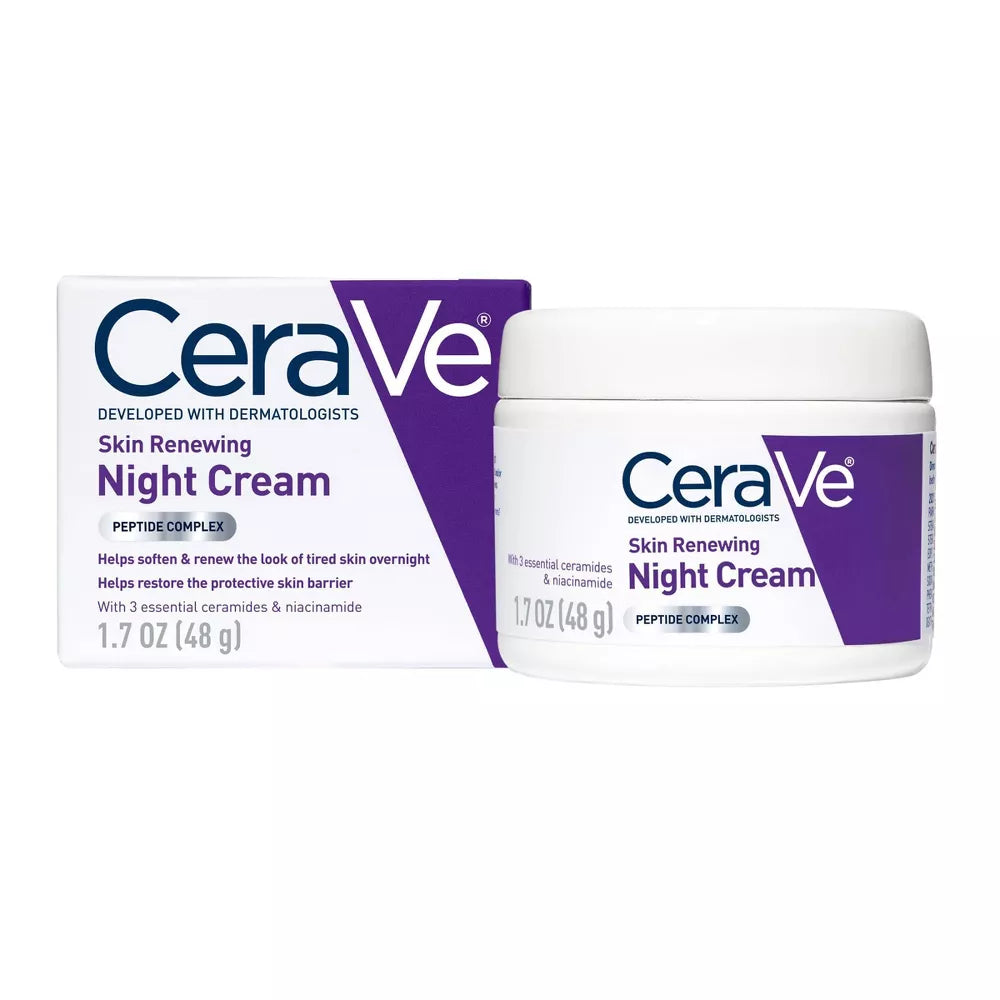 CeraVe Skin Renewing Night Cream 1.7 oz (48 g) image 1