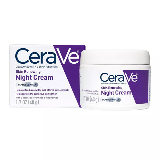 CeraVe Skin Renewing Night Cream 1.7 oz (48 g) image 1