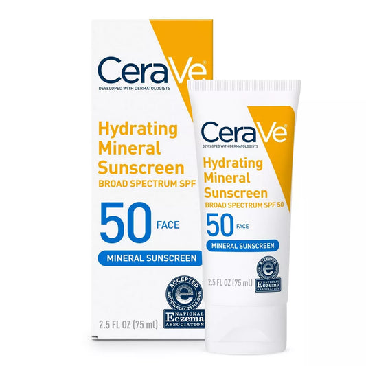 CeraVe Sunscreen Face Lotion SPF 50 2.5 oz (75 ml) image 1